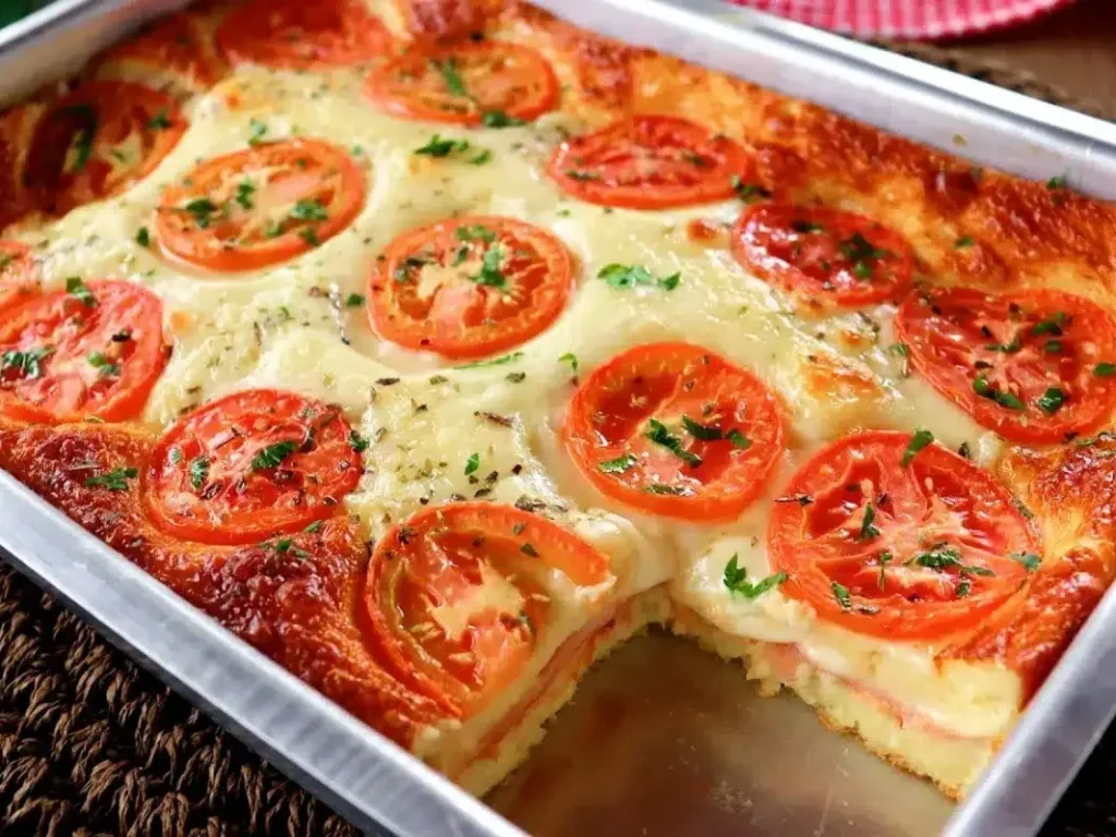 Bauru de Forno com Massa Fofinha, Muito Queijo e Presunto