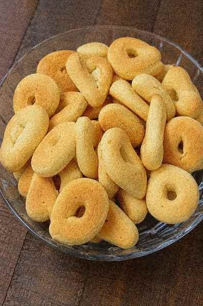 Biscoito de Maizena Simples Caseiro pronto para servir