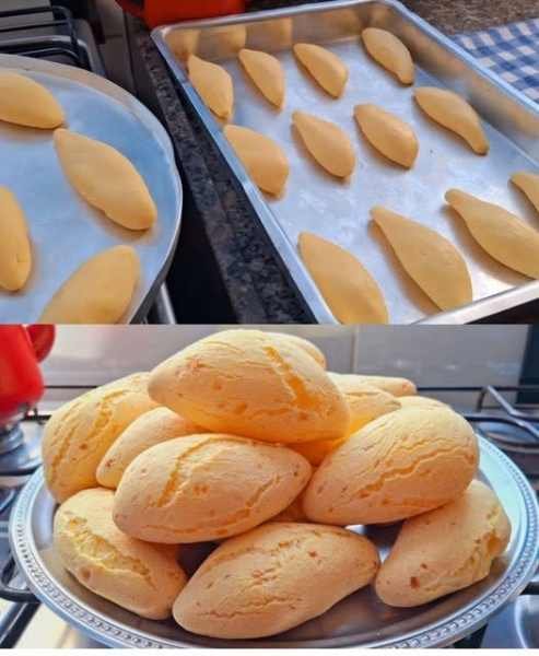 Biscoito de Polvilho com Fubá que Fica Crocante pronto para servir