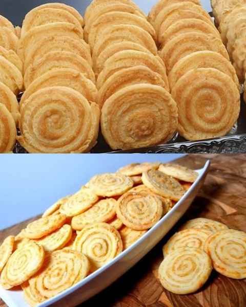 Biscoito Salgado de Queijo Crocante pronto para servir