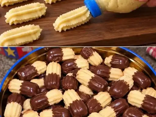 Biscoitos Amanteigados de Chocolate e Amêndoas