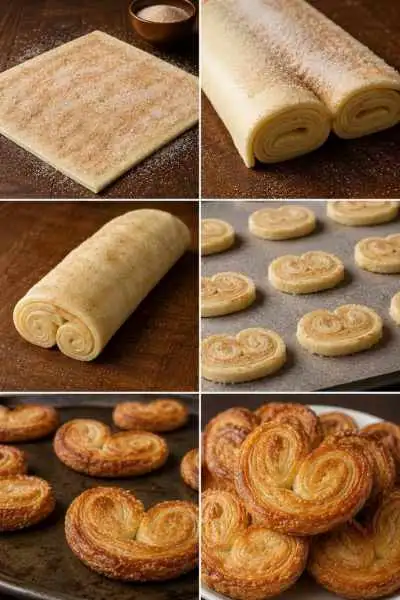 Biscoitos Crocantes de Massa Folhada