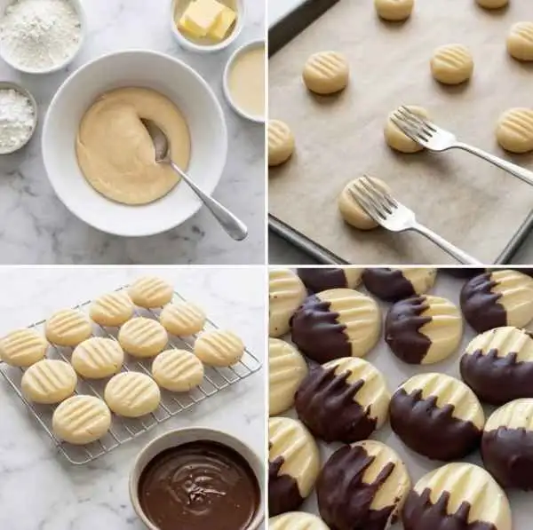Biscoitos de Leite Condensado com Chocolate
