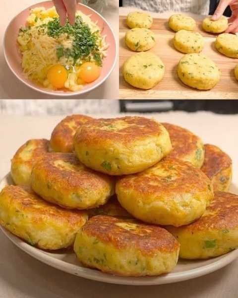 Bolinho de Batata Ralado e Dourado