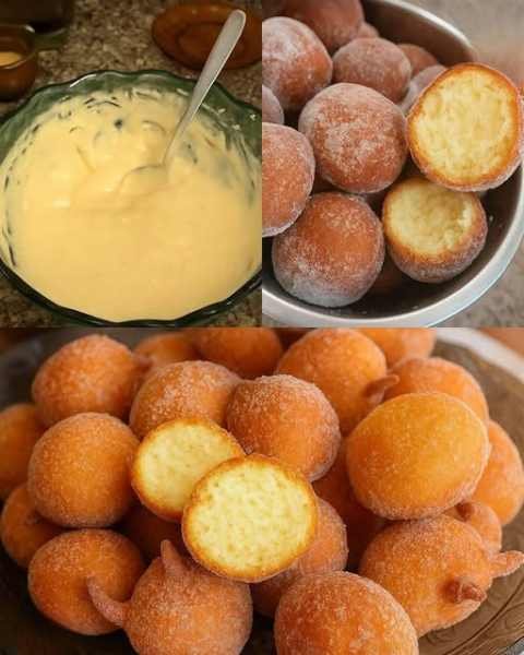 Bolinho de Chuva Perfeito e Fofinho pronto para servir