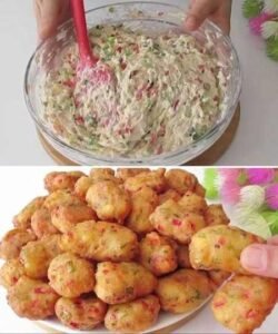 Bolinho Salgado de Legumes Fácil e Crocante