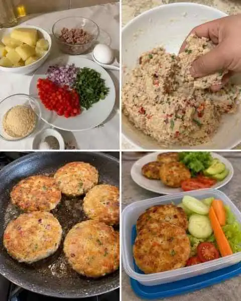 Bolinhos de Batata com Atum
