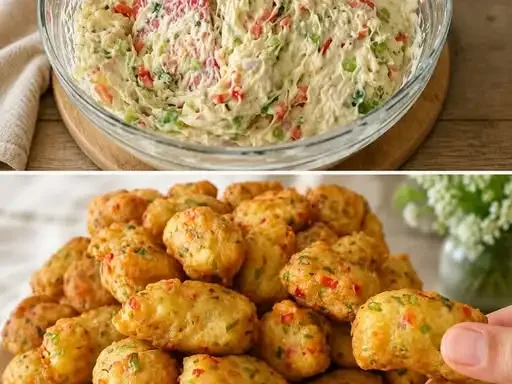 Bolinhos de Legumes e Queijo (fritos)
