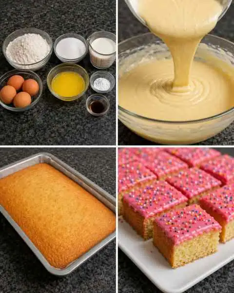 Bolo Caseiro com Cobertura Rosa — Fácil e Delicioso