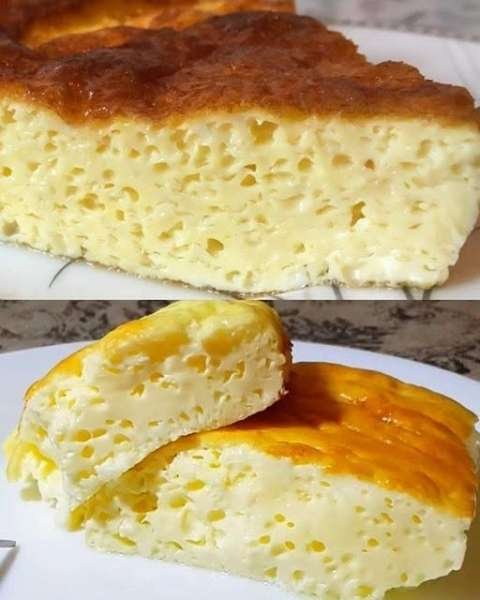 Bolo Cremoso de Leite Assado pronta para servir