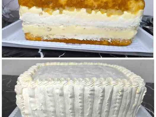 Bolo de Abacaxi 4 Leites