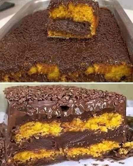 Bolo de Cenoura com Cobertura de Brigadeiro