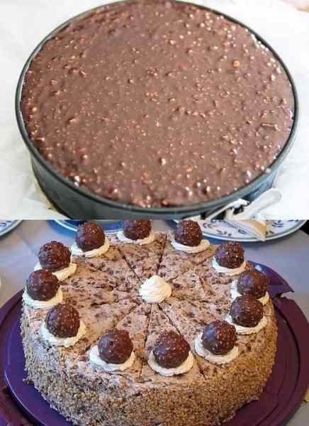 Bolo de Chocolate de Aniversário com Brigadeiro