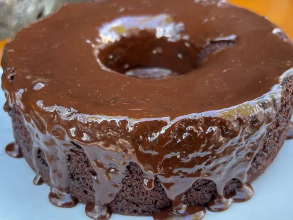 Bolo de Chocolate Zero Açúcar sem Trigo e sem Leite