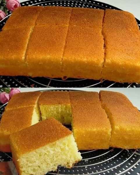 Bolo de Fubá Fofinho de Liquidificador