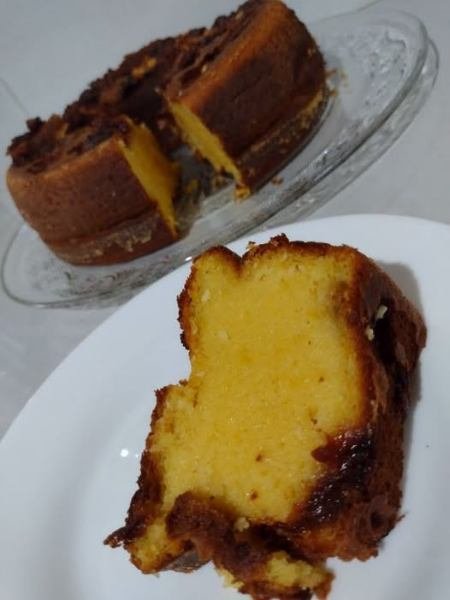 Bolo de Leite Cremoso Caseiro