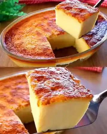 Bolo de leite segura marido pronto para servir