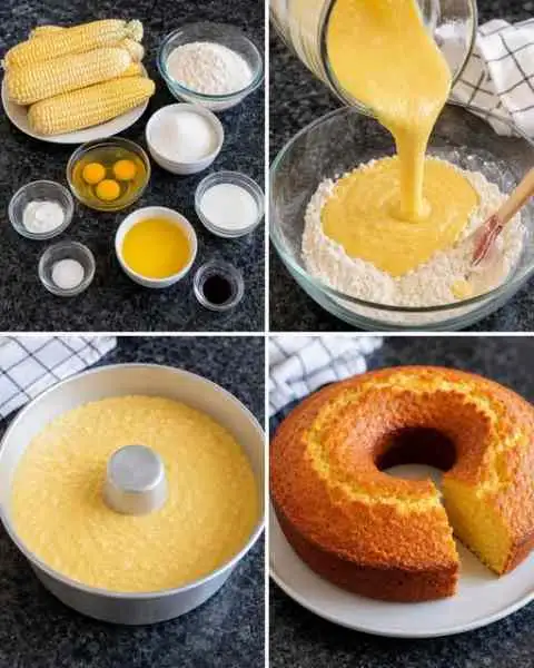Bolo de Milho Caseiro de Liquidificador