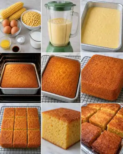 Bolo de Milho Natural sem Farinha