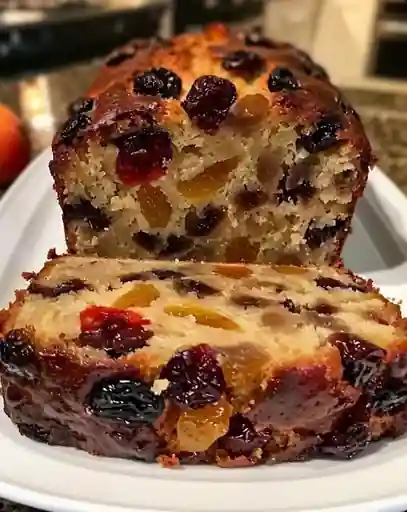 Bolo de Natal pronto para servir