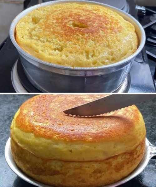 Bolo de Panela na Boca do Fogão pronta para servir