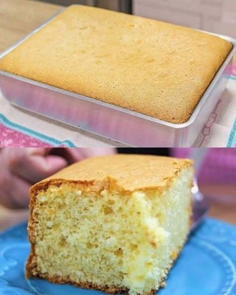 Bolo de Trigo Simples Tamanho Família pronto para servir