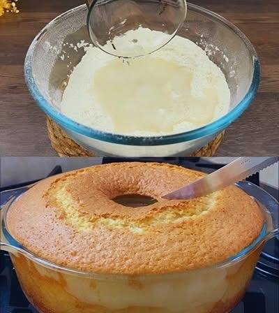 Bolo de Trigo Super Fofinho pronto para servir