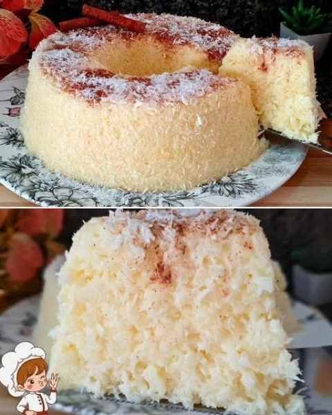 Bolo Molhadinho sem Forno pronta para servir