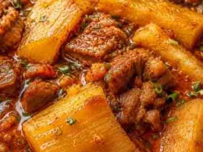 Caldo de Mocotó com Mandioca
