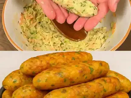 Capitão de Legumes — Bolinhos de Cenoura, Abobrinha e Batata