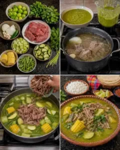 Carne Bovina ao Molho Verde de Panela