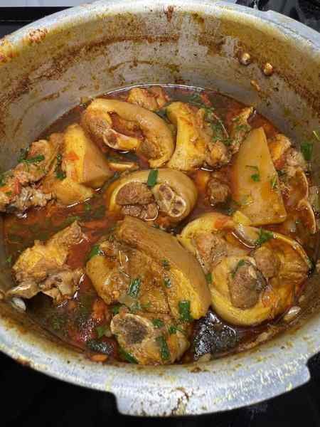 Carne de porco cozida perfeita pronto para servir