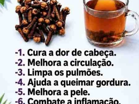 Chá de Cravo Simples e Aromático