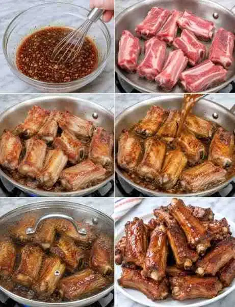 Costelinhas de Porco Agridoce, Suculentas e Saborosas