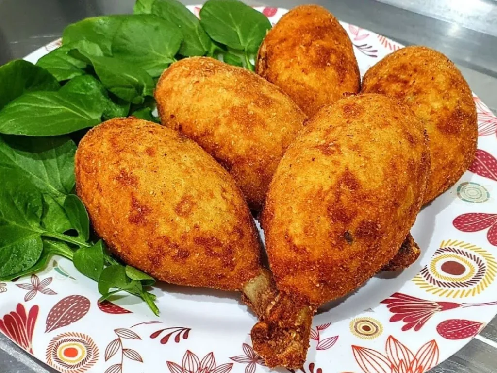 Coxas de Frango Recheadas com Creme e Crosta Crocante
