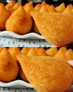 Coxinha sequinha pronto para servir