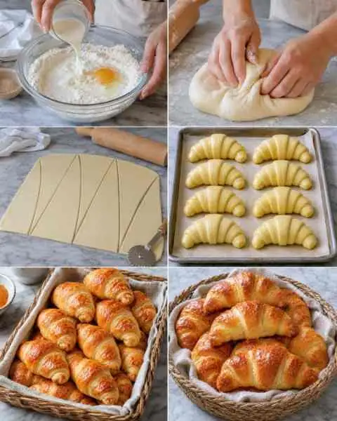 Croissants Fofinhos como os de Padaria