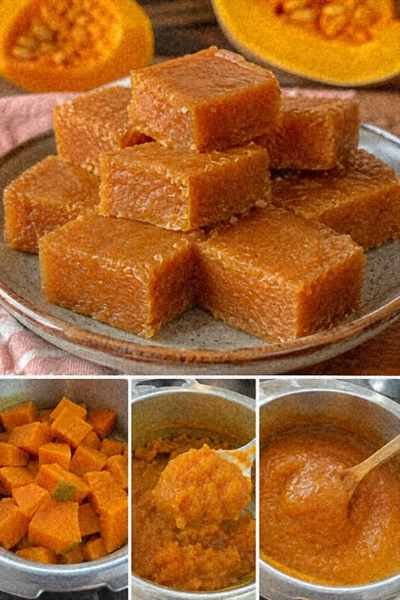 Doce de abóbora na panela de pressão