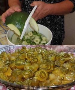 Doce de Mamão Verde Enroladinho da Roça