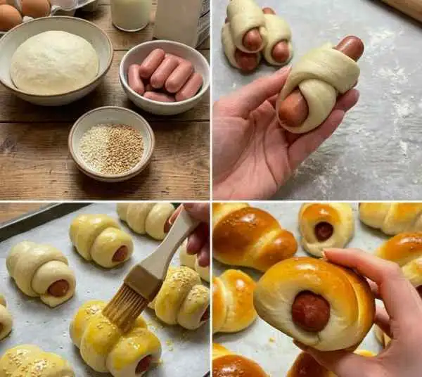 Enroladinho de Salsicha