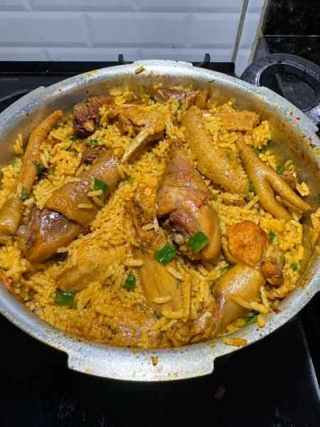Esse arroz fica Delícia demais pronto para servir