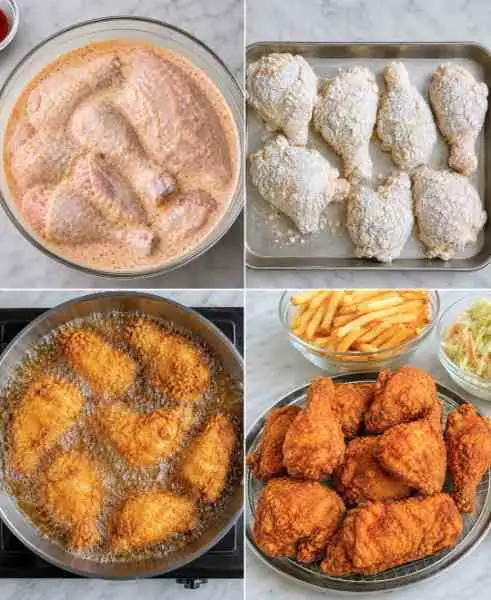 Frango Frito Crocante Estilo Lanchonete