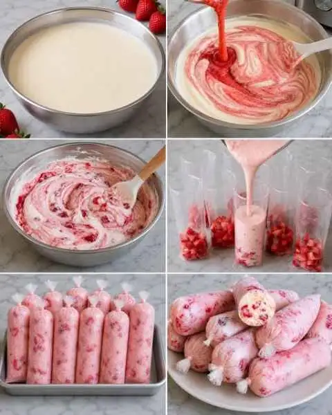 Geladinhos especial de Morango Para Vender
