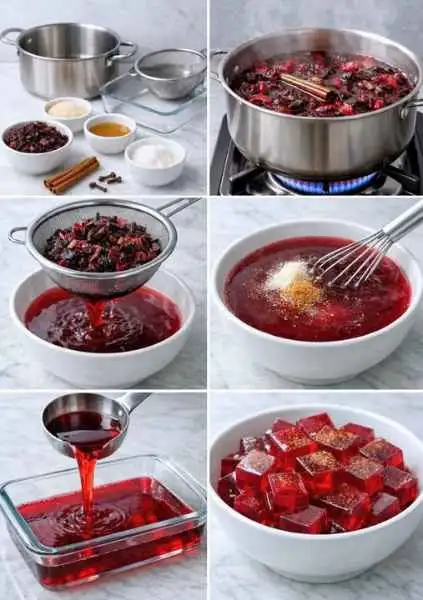 Gelatina de Hibisco
