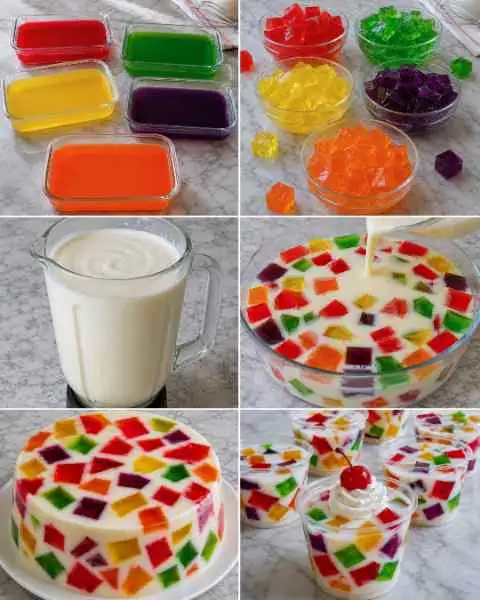 Gelatina Mosaico Fácil de Fazer