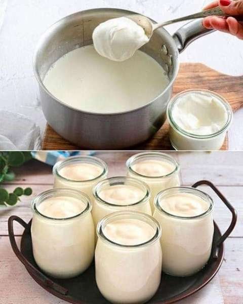Iogurte Grego Caseiro com 2 Ingredientes pronto para servir