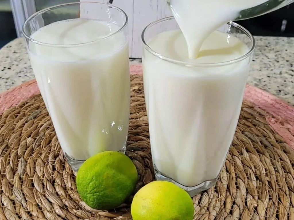 Limonada suíça cremosa com leite condensado
