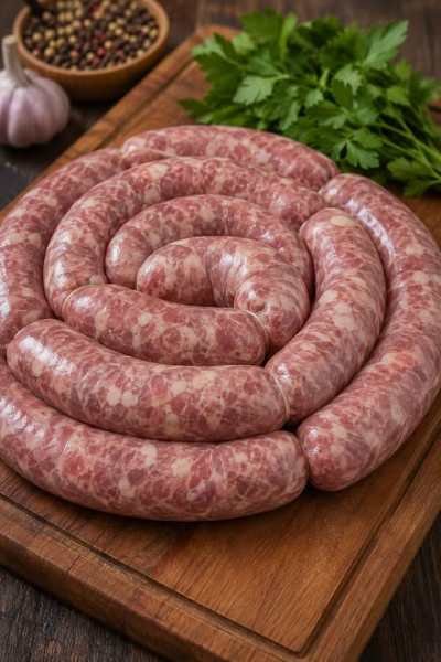 Linguiça Suína Caseira Temperada e Suculenta