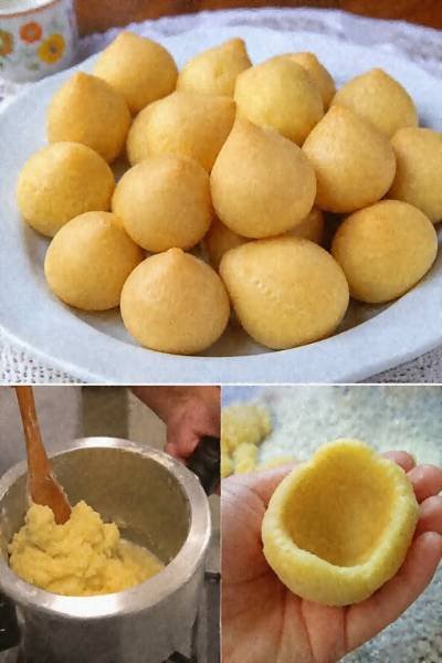 Massa de coxinha fácil e lisa pronta para modelar