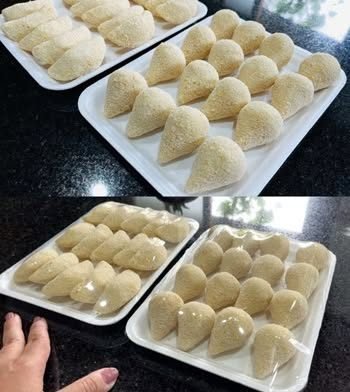 Massa de Coxinha Perfeita e Fácil de Modelar pronto para servir